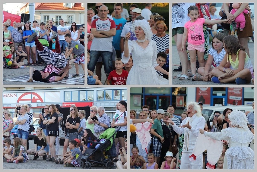 Na placu Wolności we Włocławku obejrzeliśmy przedstawienia w...