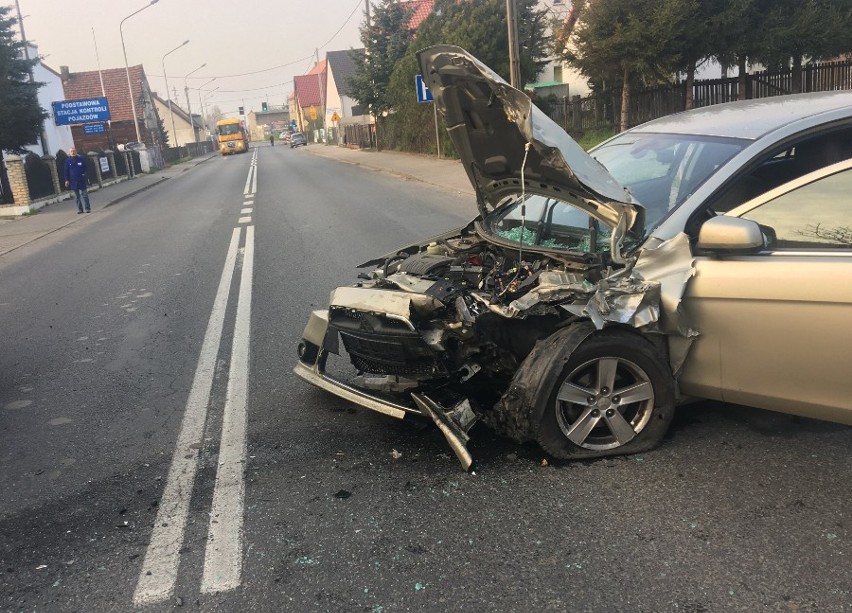 Wypadek na drodze Wrocław - Oława. Jedna osoba ranna