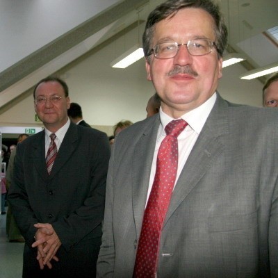 Bronisław Komorowski, w głębi Andrzej Kania