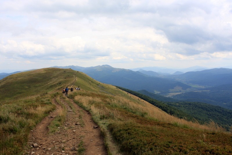 Bieszczady przywitały nas deszczem, a pożegnały winem z kufla