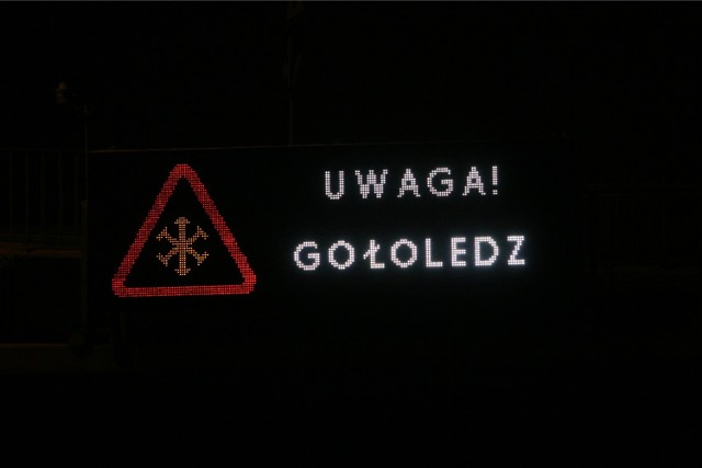IMGW ostrzega przed gołoledzią w Małopolsce.
