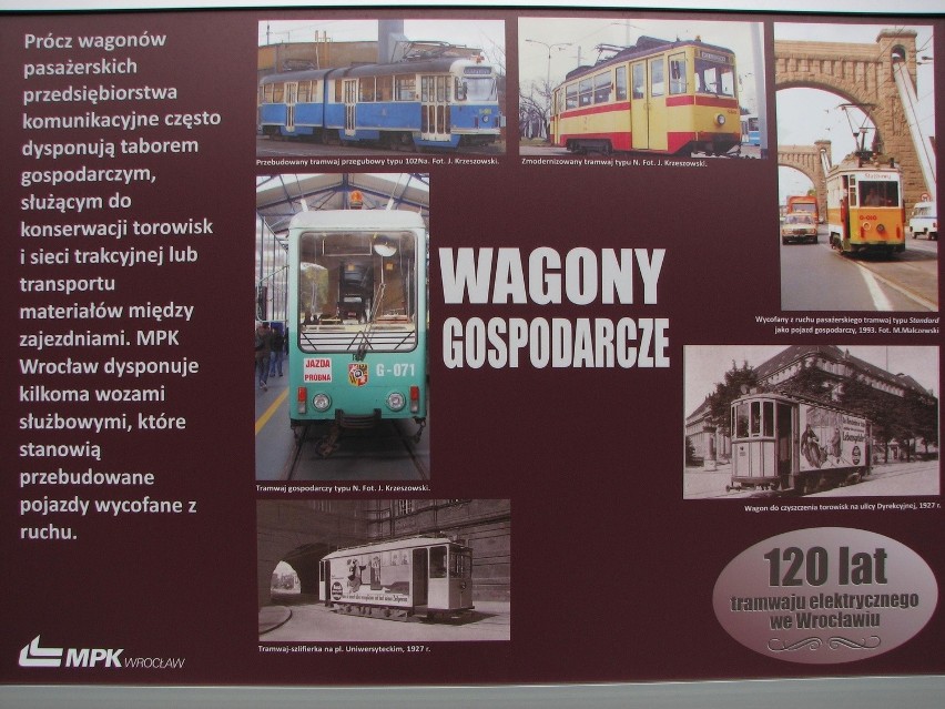 Wystawa "120 lat tramwaju elektrycznego we Wrocławiu" do...