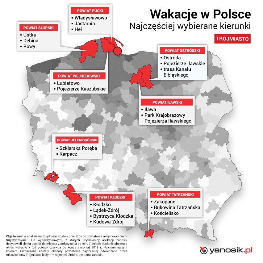 W góry, na Mazury czy nad Morze Bałtyckie? Jaki kierunek...