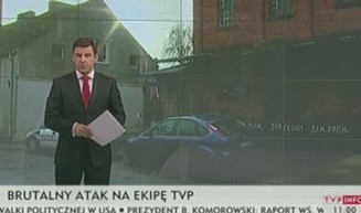 Pod Szczecinem zaatakowano ekipę TVP Szczecin.