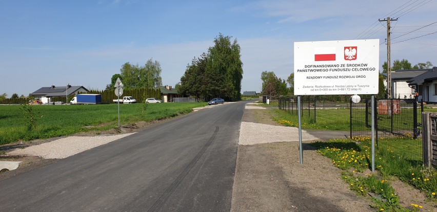 W gminie Tuszyn zakończyły się roboty drogowe 