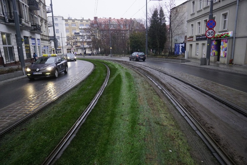 Zielone torowisko zostało udostępnione wraz z całą ulicą w...