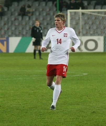 Jacek Kiełb grał w pierwszej połowie meczu z Singapurem. Zastąpił go po przerwie Janusz Gol.