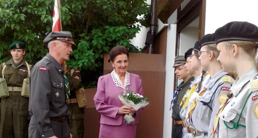 Z harcerzami w Skawinie spotkała się m.in. Karolina...