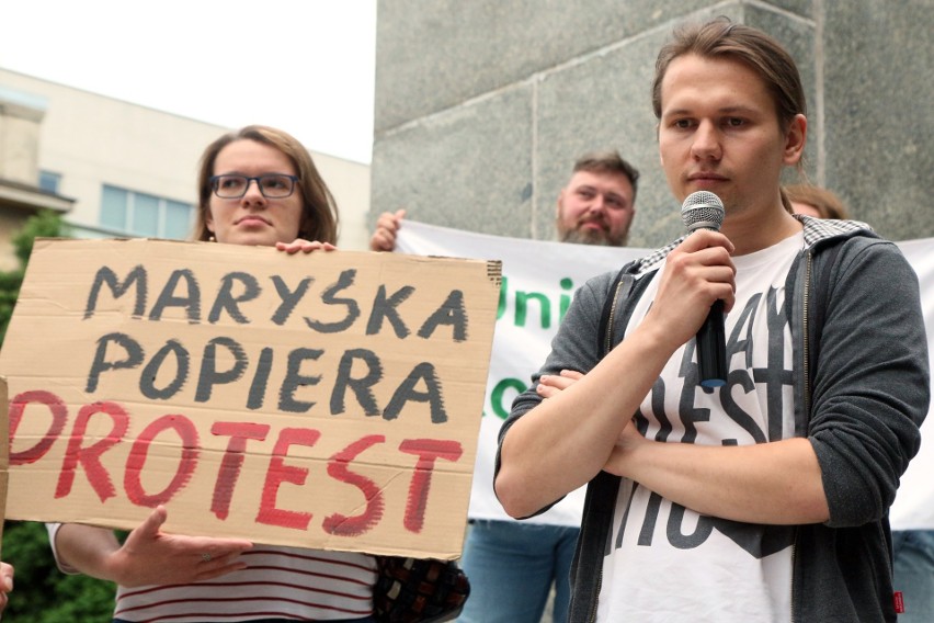 Protest lubelskich studentów przeciw Ustawie 2.0 (ZDJĘCIA, WIDEO)