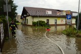 Dobczyce. Zalane domy i ulice po popołudniowej nawałnicy [ZDJĘCIA]