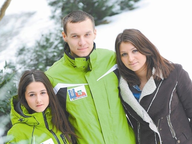 Nasi medaliści (od lewej): Magdalena Szwajlik, Adam Filipowicz i Malwina Zawada.