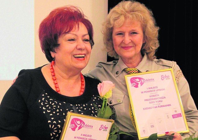 W powiecie lipskim najwięcej głosów zdobyła Katarzyna Furmanek (z prawej), wyprzedzając Danielę Zietalę. Obie panie uczestniczyły w uroczystej gali   