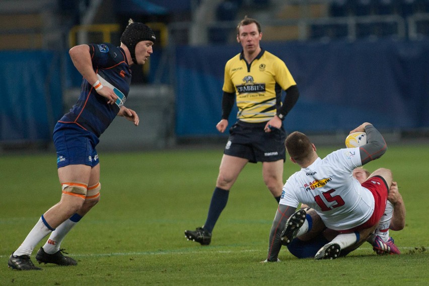 Rugby. Holendrzy nie mieli litości. Wysoka porażka Polaków na Arenie Lublin (ZDJĘCIA)