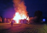 Kurianki Pierwsze. Pożar drewnianego domu (zdjęcia)