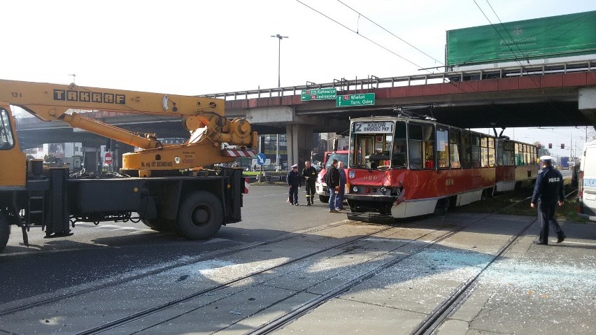 Wypadek tramwaju w Częstochowie