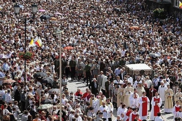 Procesja w zeszłym roku