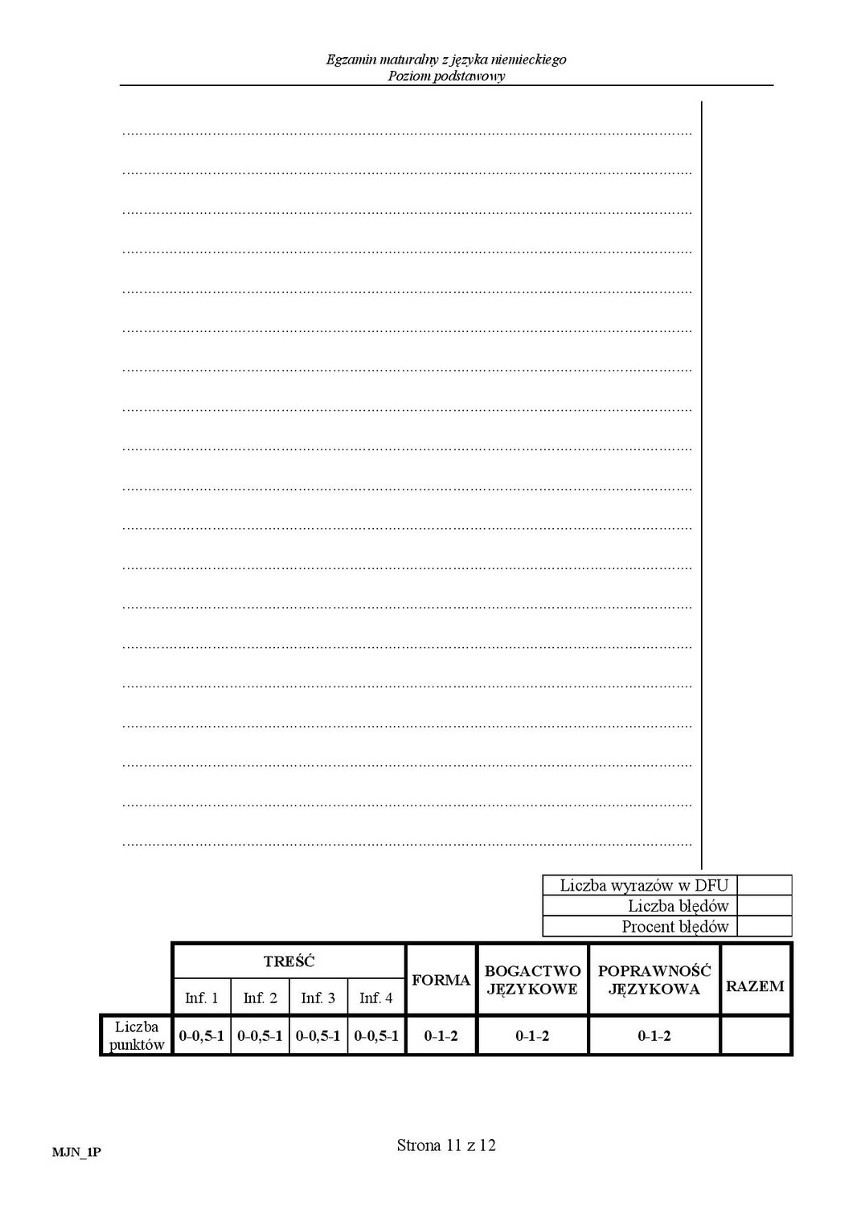 Stara matura 2016: Niemiecki podstawa [ODPOWIEDZI, ARKUSZ...