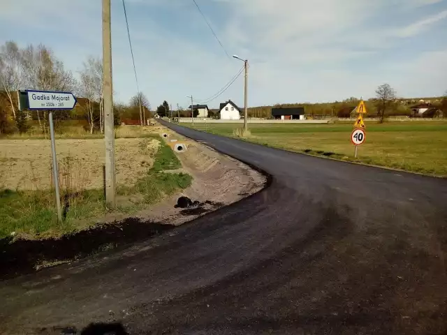 Nowa droga w Gadce, w gminie Mirzec jest już na ukończeniu