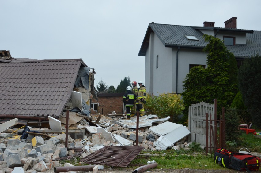 Wybuch w domu koło Skierniewic.