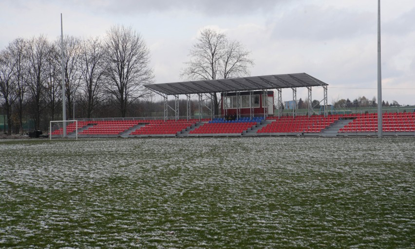 Trwają prace na nowym stadion Korony Rzeszów [ZDJĘCIA]