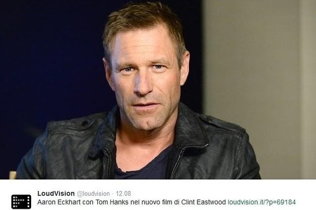 Aaron Eckhart (fot. screen z Twitter.com)