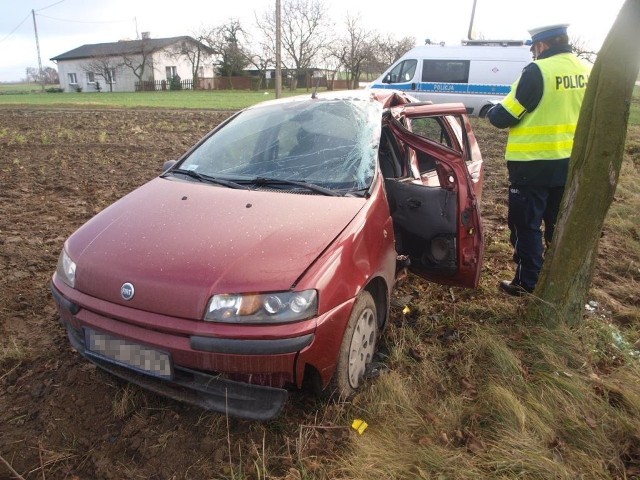 Okoliczności wypadku w Bogusławkach badają policjanci z Chełmży i Torunia