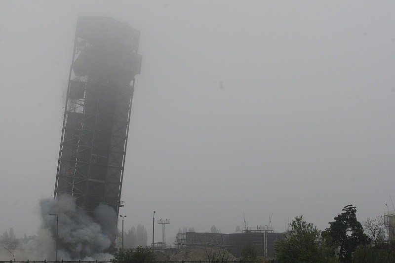 Gdańsk: Wysadzili wieżę w Siarkopolu (wideo)
