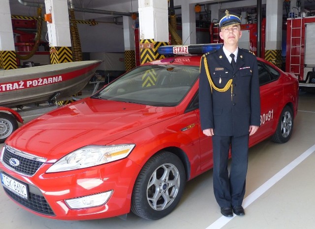 Nowym szefem zawodowych strażaków w Skarżysku został brygadier Marcin Machowski.
