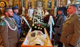 Uroczystości pogrzebowe ks. pułkownika Straży Granicznej Adama Weremijewicza. Duchowny urodzony w Białymstoku został pochowany w Hajnówce
