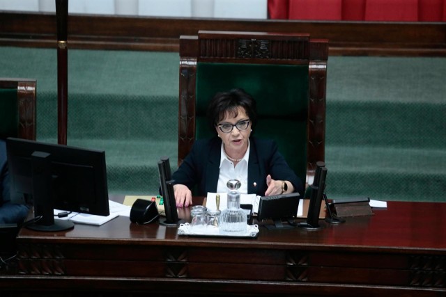 Elżbieta Witek była marszałkiem Sejmu od 2019 roku