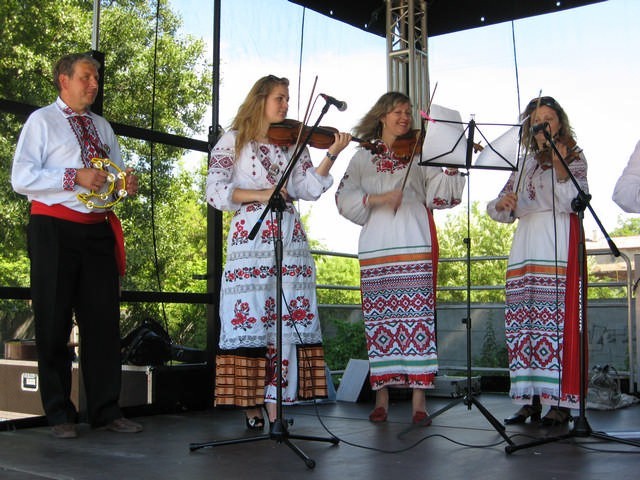 Na scenie w Parku Miejskim wystąpił zespół "Przyjaźń" z ukraińskiego miasta Równe