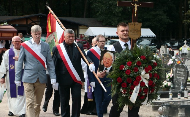 Pogrzeb Tadeusza Rauchfleisza na cmentarzu farnym w Grudziądzu