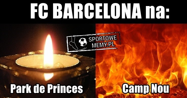 Memy po meczu Barcelona - PSG 6:1
