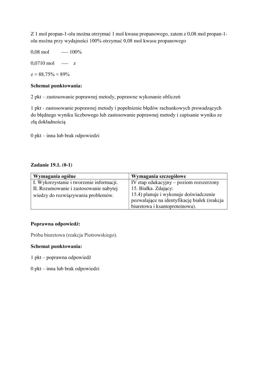 Matura z chemii 2018 r. z Wydziałem Chemii Uniwersytetu Jagiellońskiego [ODPOWIEDZI] 