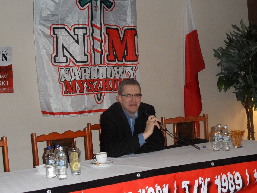 Grzegorz Braun w Myszkowie