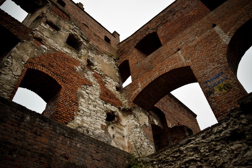Ruiny zamku w Krupem w powiecie krasnostawskim