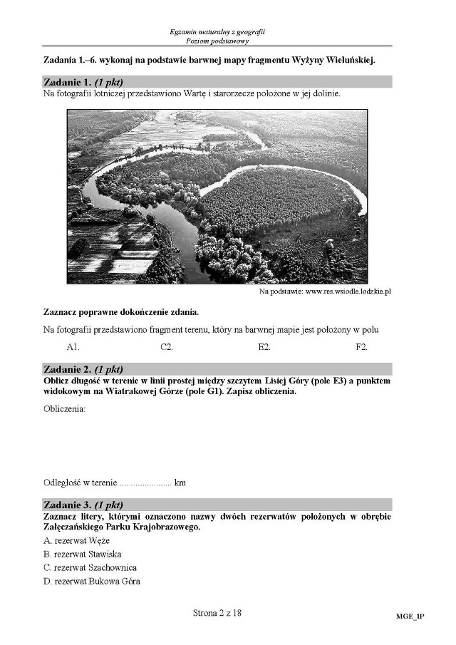 Arkusze zadań z geografii poziom podstawowy w technikum + mapa:MATURA 2015 GEOGRAFIA - ARKUSZ - Poziom podstawowy dla technikum - stara maturaMATURA 2015 GEOGRAFIA - MAPA DO ARKUSZA - Poziom podstawowy dla technikum - stara matura