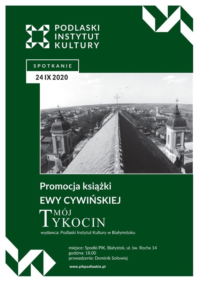 "Mój Tykocin" Ewy Cywińskiej - spotkanie autorskie w Spodkach PIK