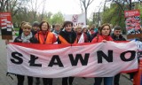 Sławieńscy nauczyciele protestowali w Warszawie