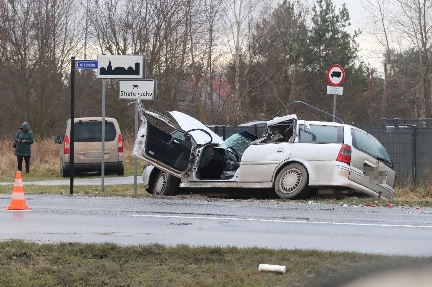 Wypadek w Ratowicach pod Wrocławiem 1.02.2023