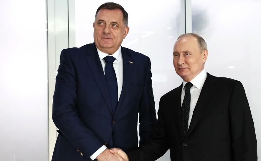 Lider bośniackich Serbów spotkał się z Putinem po raz...