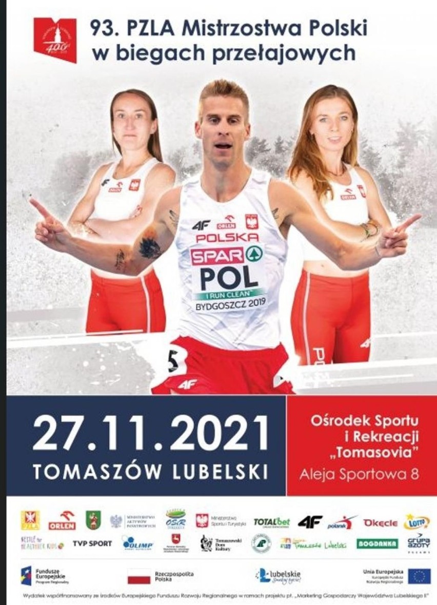 W sobotę w Tomaszowie Lubelskim odbędą się mistrzostwa Polski w biegach przełajowych 