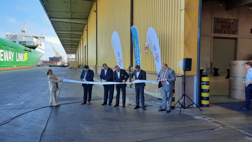 We wtorek oficjalnie zainaugurowano nowe połączenie ro-ro Lakeway Link między OT Port Gdynia, a Södertälje w Szwecji. 