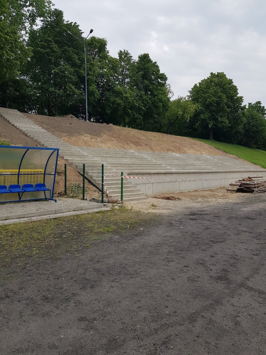 Trybuna wschodnia stadionu w Lipsku jest już prawie gotowa.