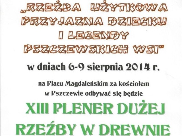 W przyszłym tygodniu w Pszczewie odbędzie się plener rzeźbiarki.