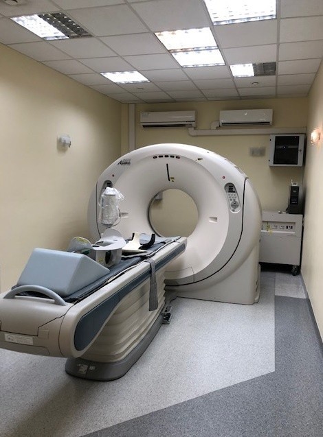 Nowy tomograf komputerowy w szpitalu w Choroszczy.