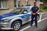 Policjant z Gubina, będąc po służbie, złapał złodzieja w sklepie