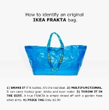 Jak odróżnić niebieską torbę Ikea od Balenciagi? Ikea podpowiada