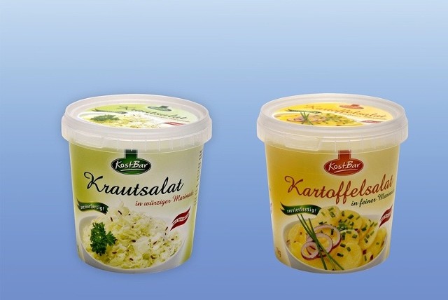Opakowania Plast-Boksu dla austriackiego producenta sałatek.