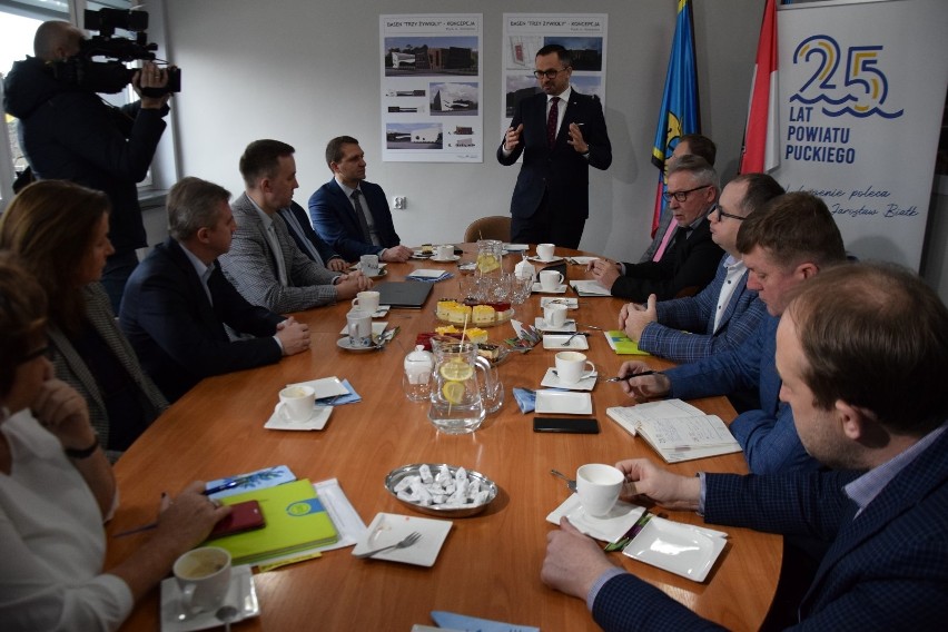 Spotkanie odbyło się w Starostwie Powiatowym w Pucku.